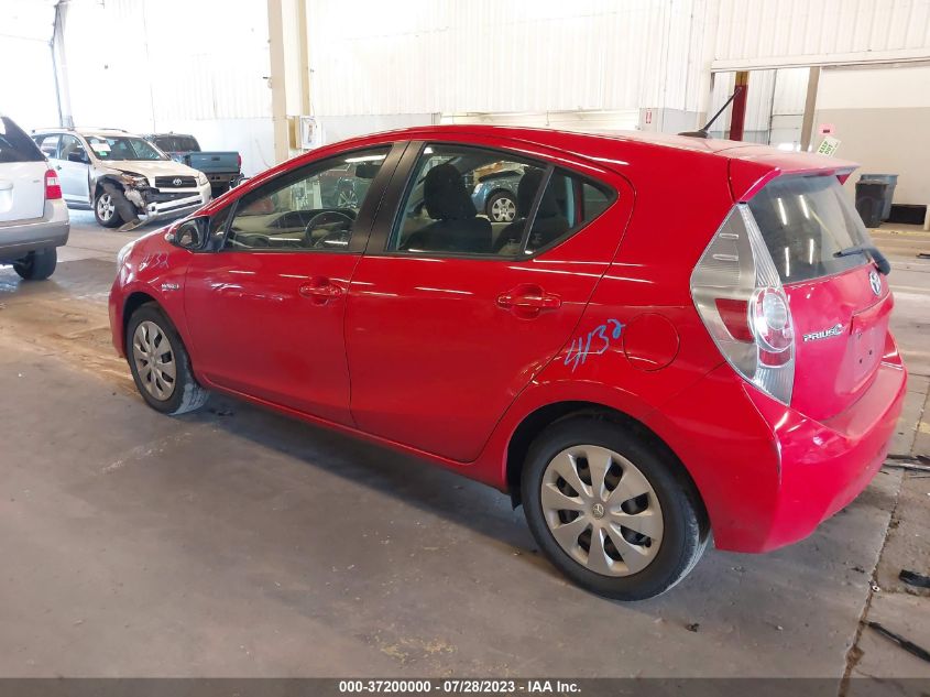 2014 TOYOTA PRIUS C ONE/THREE/TWO/FOUR - JTDKDTB35E1080886