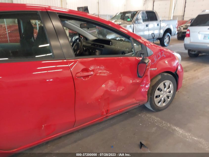 2014 TOYOTA PRIUS C ONE/THREE/TWO/FOUR - JTDKDTB35E1080886