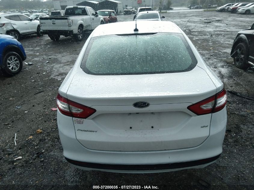 2016 FORD FUSION SE - 3FA6P0H79GR344661