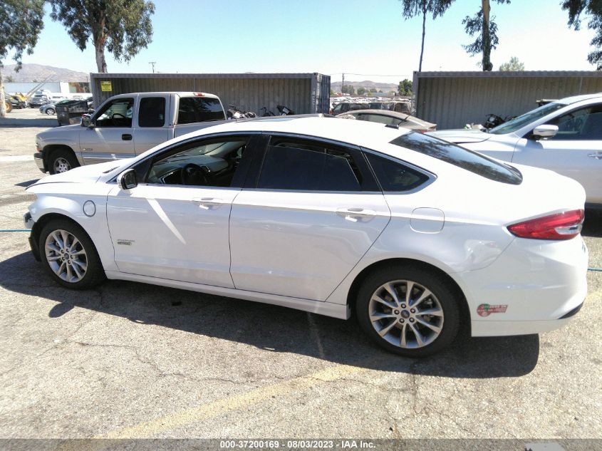 2017 FORD FUSION ENERGI SE - 3FA6P0PU8HR379703