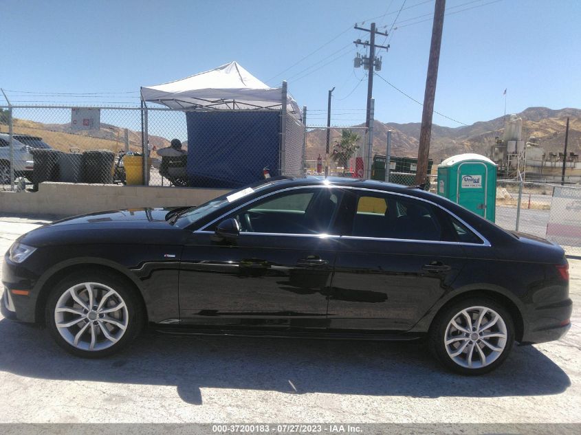 2019 AUDI A4 PREMIUM PLUS - WAUENAF48KA071285