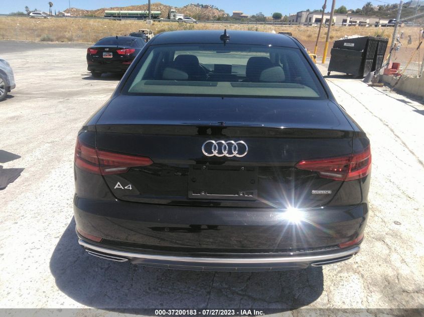 2019 AUDI A4 PREMIUM PLUS - WAUENAF48KA071285