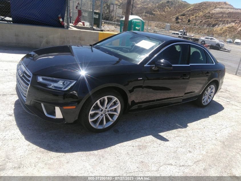 2019 AUDI A4 PREMIUM PLUS - WAUENAF48KA071285