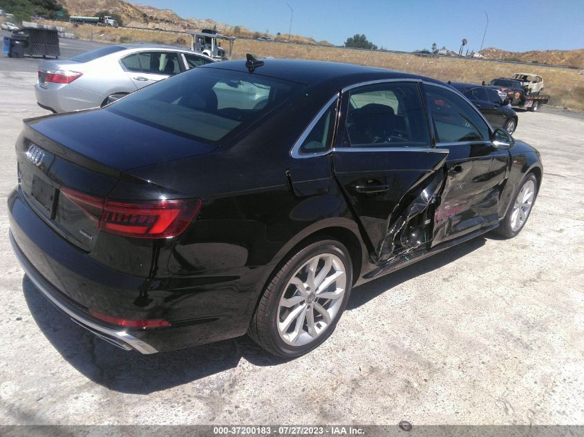 2019 AUDI A4 PREMIUM PLUS - WAUENAF48KA071285