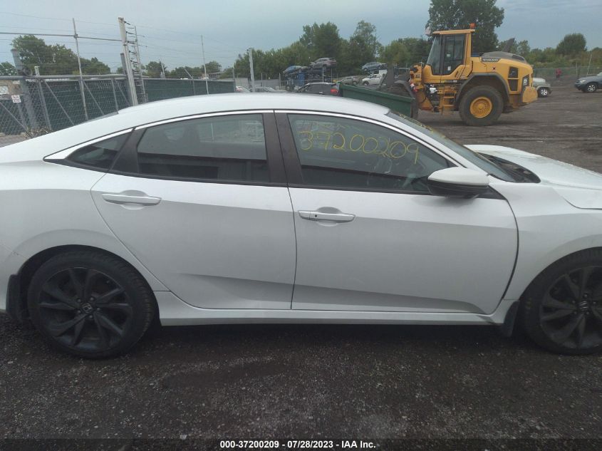 VIN 19XFC2F86KE004350 Honda Civic SPORT 2019 13