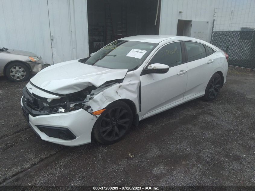 VIN 19XFC2F86KE004350 Honda Civic SPORT 2019 2