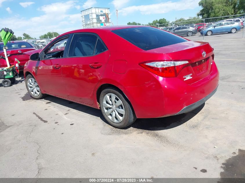 2016 TOYOTA COROLLA L/LE/S/S PLUS/LE PLUS - 5YFBURHEXGP444956