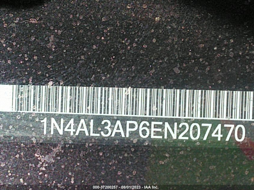 2014 NISSAN ALTIMA 2.5/S/SV/SL - 1N4AL3AP6EN207470