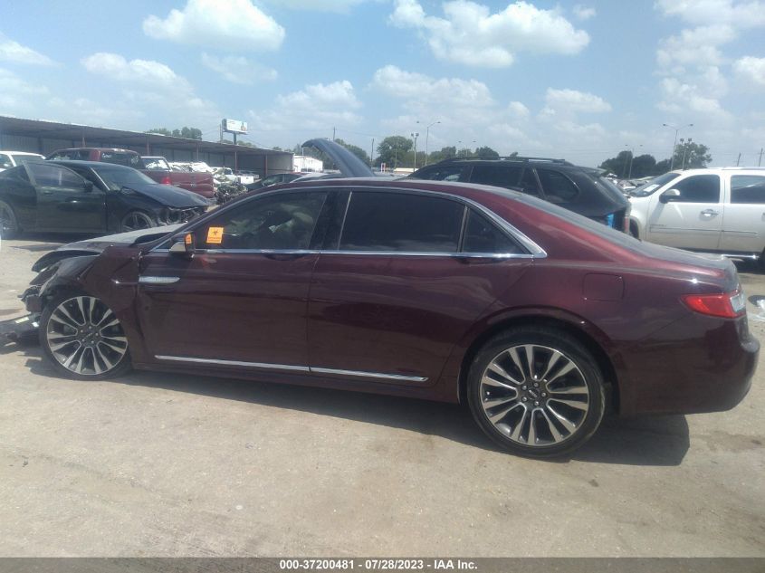 2018 LINCOLN CONTINENTAL SELECT - 1LN6L9SK4J5610407