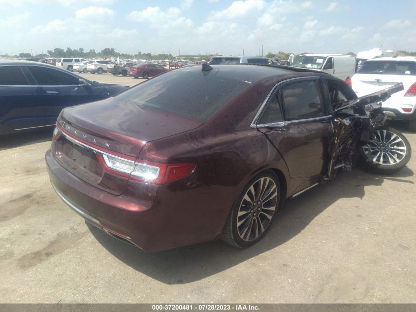2018 LINCOLN CONTINENTAL SELECT - 1LN6L9SK4J5610407