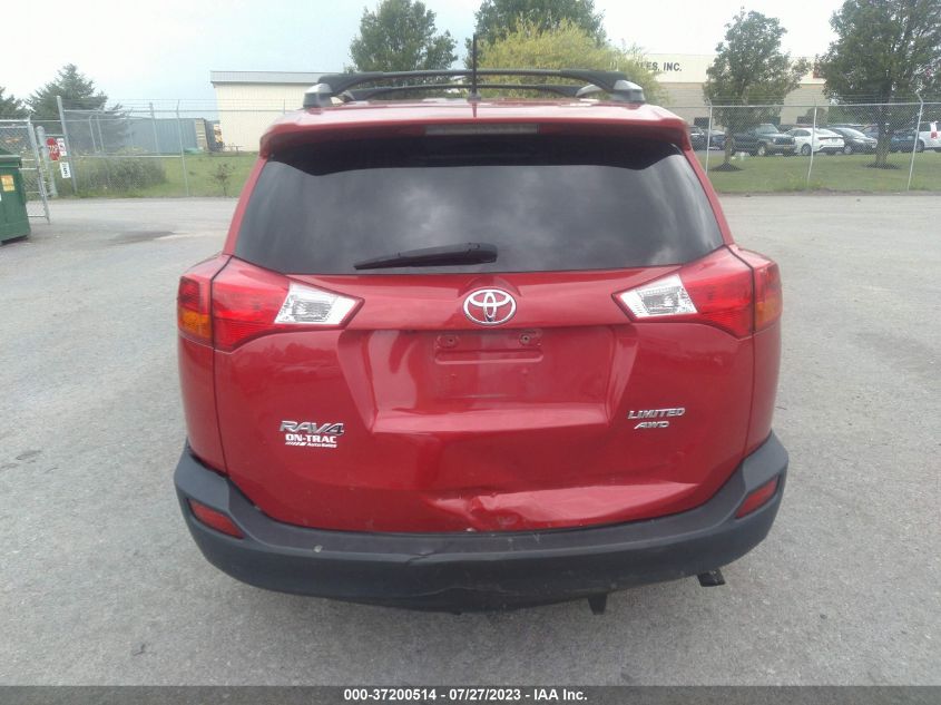 2013 TOYOTA RAV4 LIMITED - JTMDFREV7DD004201