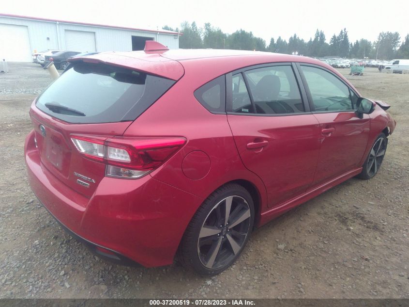 2019 SUBARU IMPREZA SPORT - 4S3GTAM65K3701418