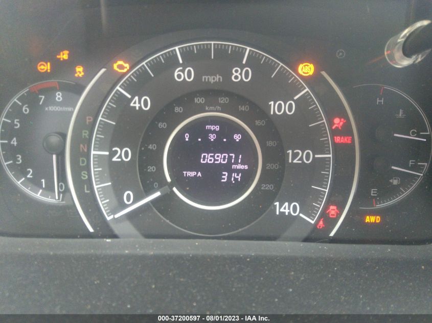 2016 HONDA CR-V EX-L - 2HKRM4H79GH665853