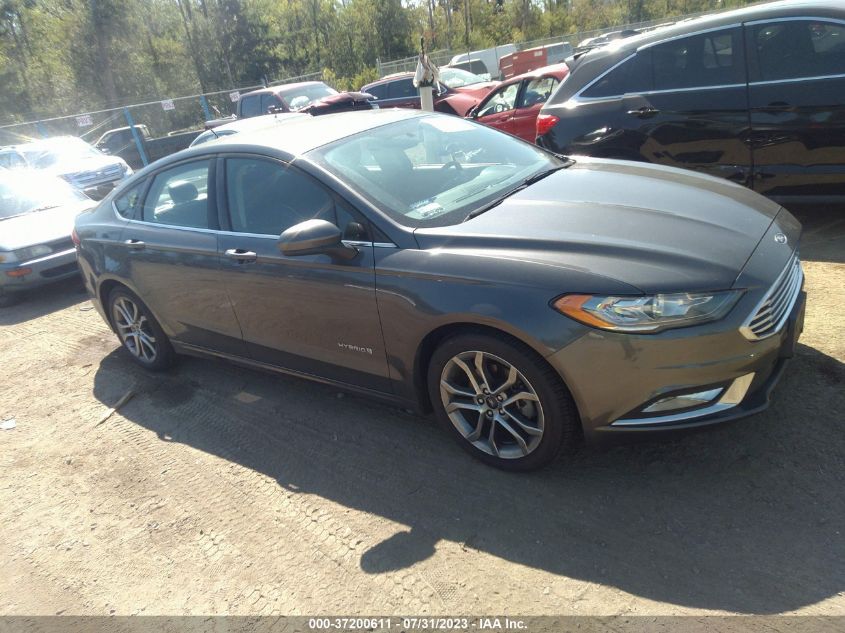 2017 FORD FUSION SE HYBRID - 3FA6POLU4HR217895