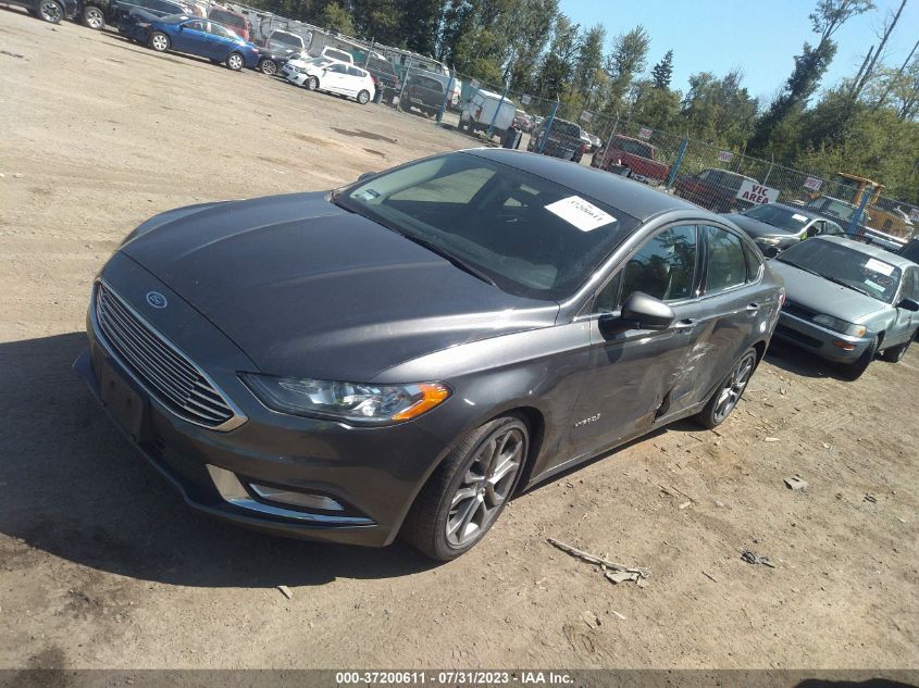 2017 FORD FUSION SE HYBRID - 3FA6POLU4HR217895