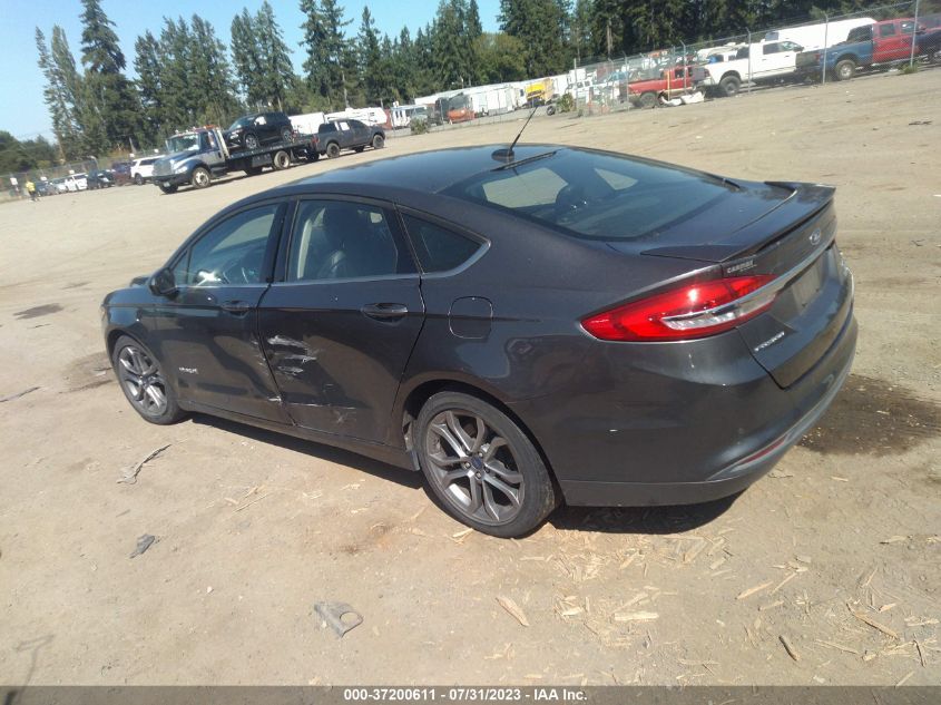 2017 FORD FUSION SE HYBRID - 3FA6POLU4HR217895