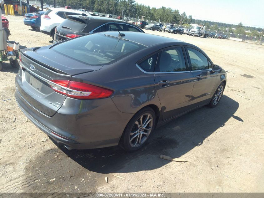 2017 FORD FUSION SE HYBRID - 3FA6POLU4HR217895