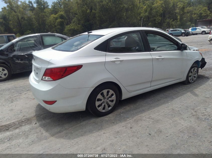 2017 HYUNDAI ACCENT SE - KMHCT4AE2HU341681
