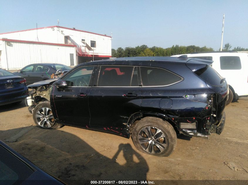 2020 TOYOTA HIGHLANDER HYBRID XLE - 5TDGBRCH9LS502957