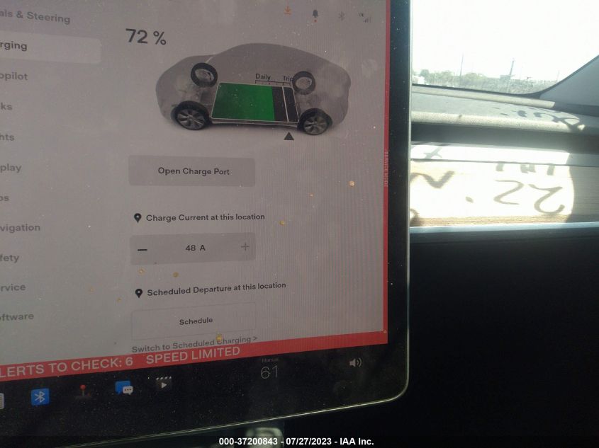2022 TESLA MODEL Y LONG RANGE - 7SAYGAEE2NF490428