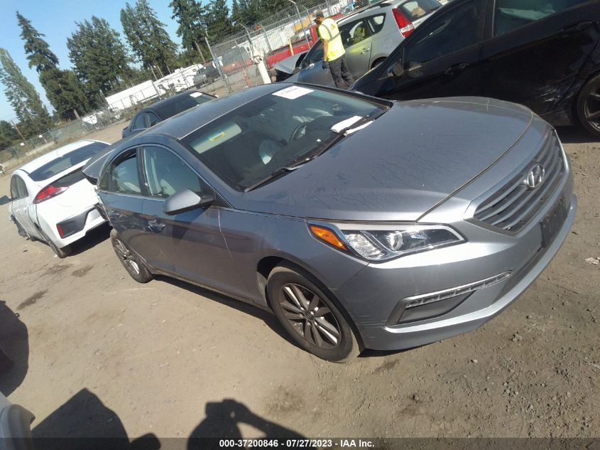 2015 HYUNDAI SONATA 2.4L SE - 5NPE24AF9FH184182