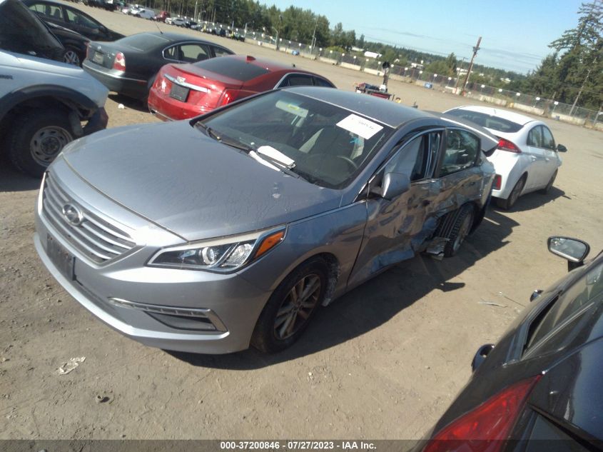 2015 HYUNDAI SONATA 2.4L SE - 5NPE24AF9FH184182