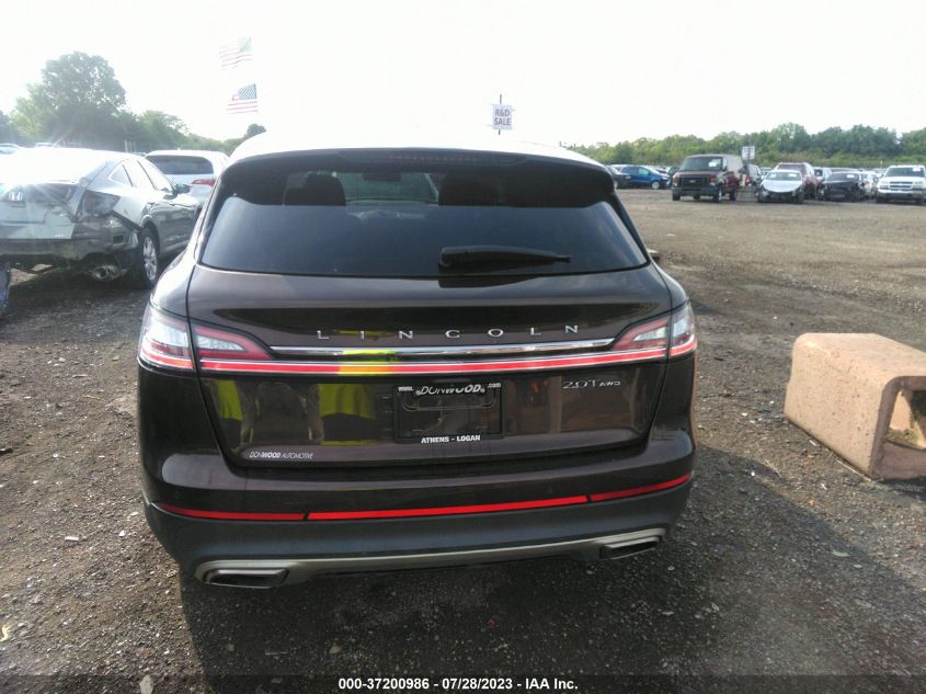 2019 LINCOLN NAUTILUS SELECT - 2LMPJ8K94KBL24270