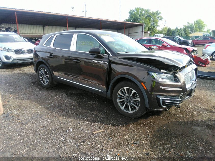 2019 LINCOLN NAUTILUS SELECT - 2LMPJ8K94KBL24270