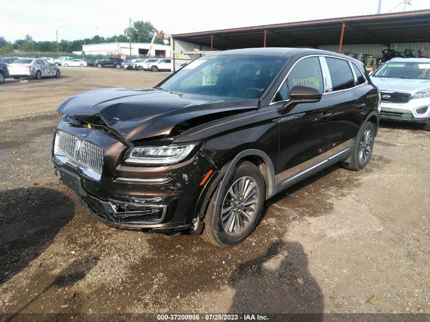 2019 LINCOLN NAUTILUS SELECT - 2LMPJ8K94KBL24270