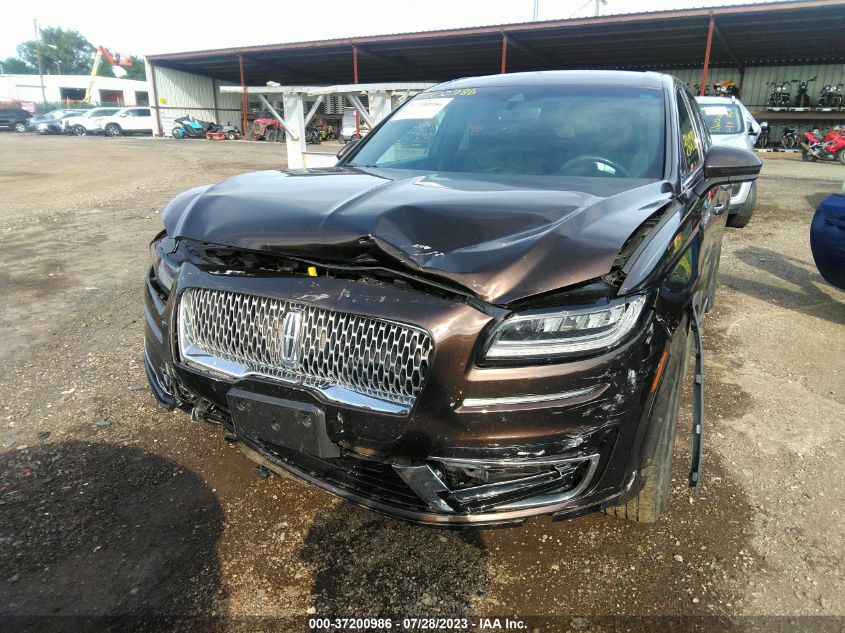 2019 LINCOLN NAUTILUS SELECT - 2LMPJ8K94KBL24270