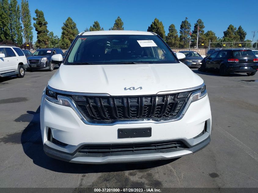 2022 KIA CARNIVAL LXS KNDNB4H36N6170129