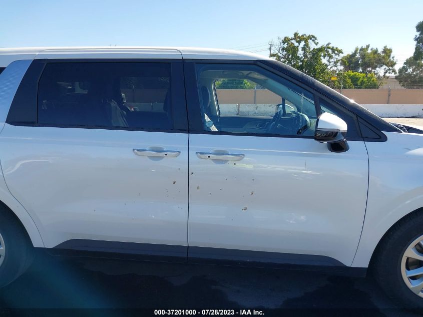 2022 KIA CARNIVAL LXS KNDNB4H36N6170129
