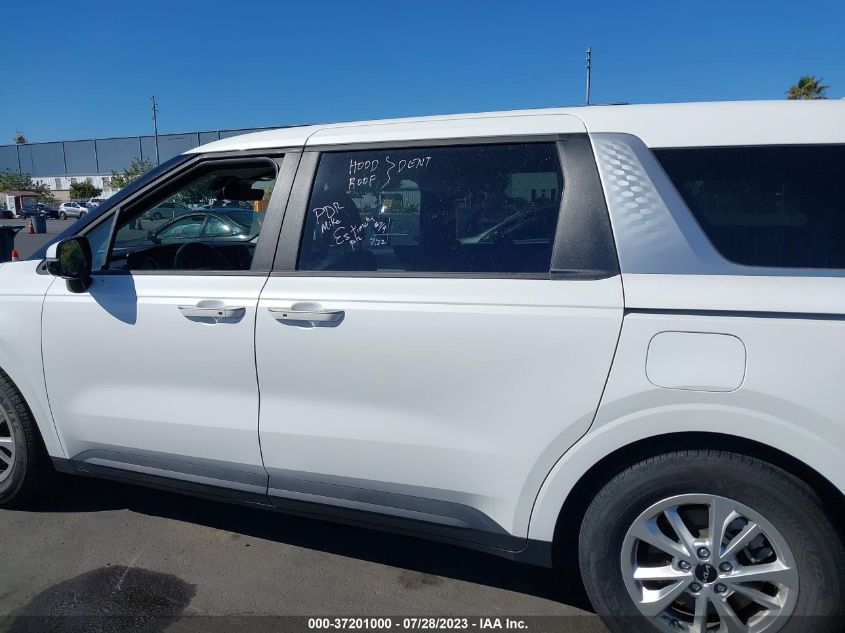 2022 KIA CARNIVAL LXS KNDNB4H36N6170129