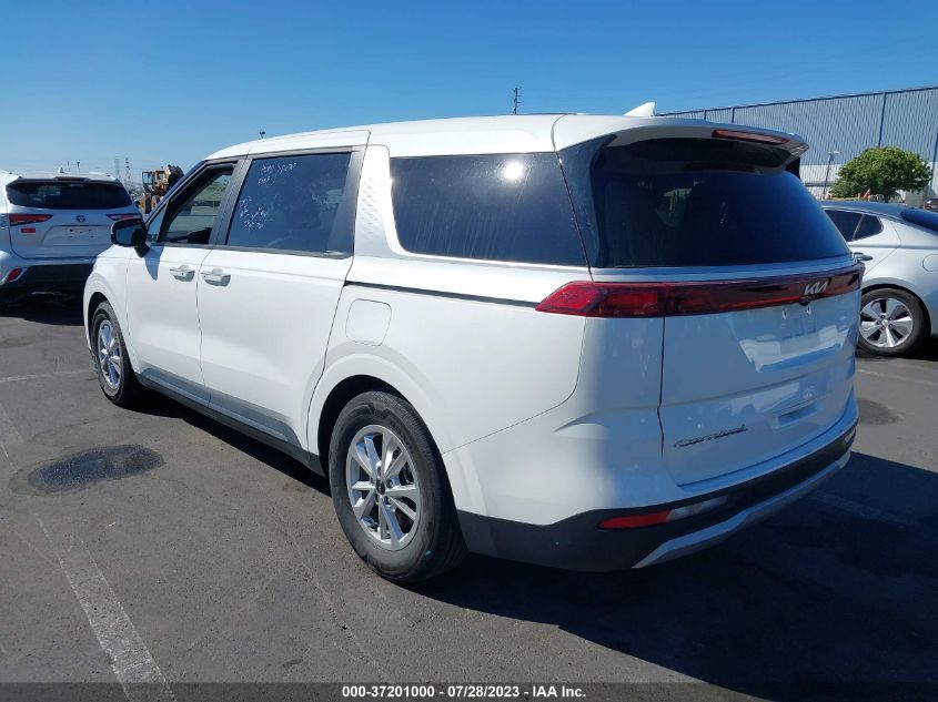 2022 KIA CARNIVAL LXS KNDNB4H36N6170129