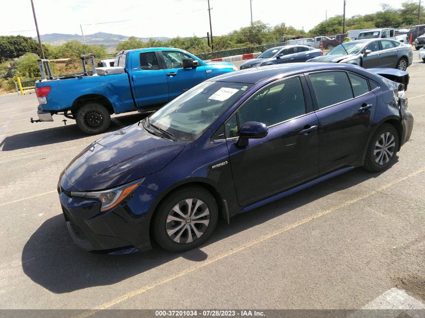 2021 TOYOTA COROLLA HYBRID - JTDBBMBE7MJ032964