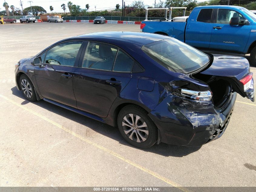 2021 TOYOTA COROLLA HYBRID - JTDBBMBE7MJ032964