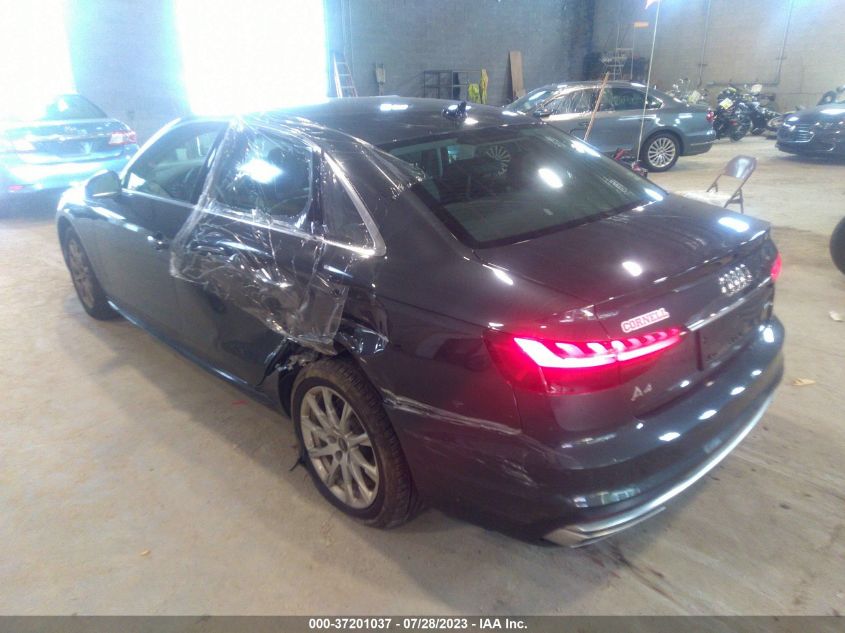 2021 AUDI A4 SEDAN PREMIUM - WAUABAF44MA072749