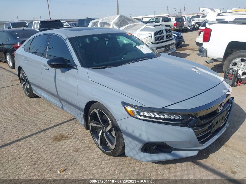 2022 HONDA ACCORD SEDAN SPORT - 1HGCV2F35NA000042