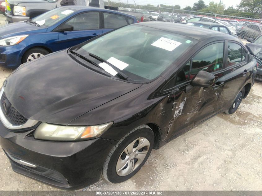2013 HONDA CIVIC SDN LX - 2HGFB2F58DH582760