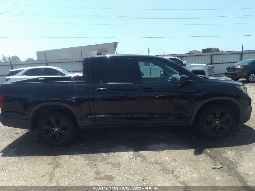 2018 HONDA RIDGELINE BLACK EDITION - 5FPYK3F86JB000963