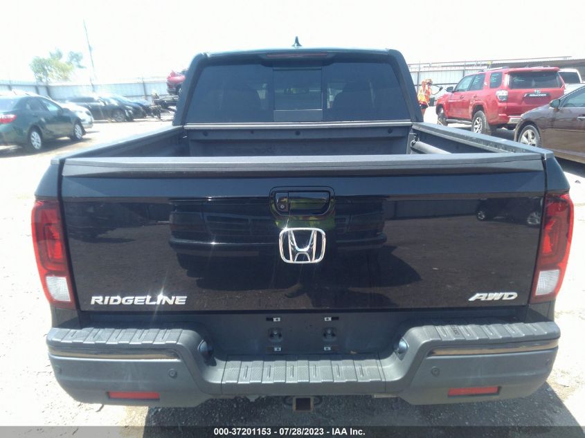 2018 HONDA RIDGELINE BLACK EDITION - 5FPYK3F86JB000963