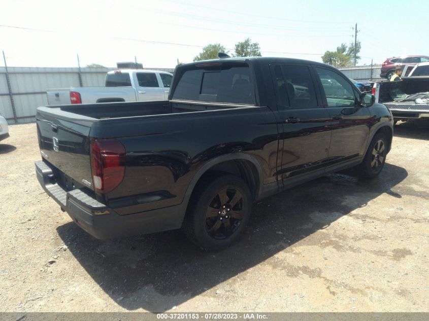 2018 HONDA RIDGELINE BLACK EDITION - 5FPYK3F86JB000963