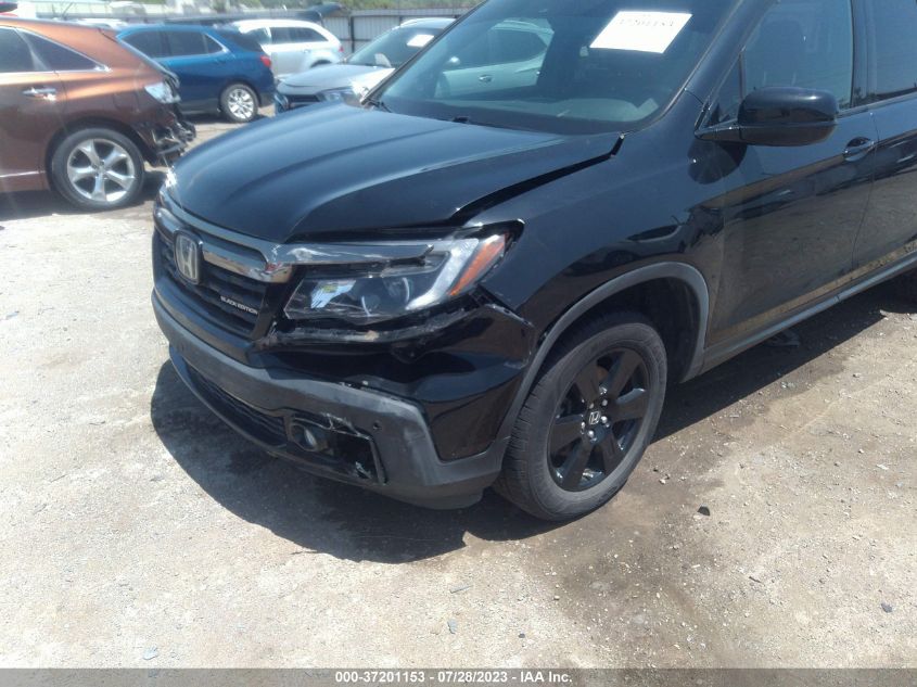 2018 HONDA RIDGELINE BLACK EDITION - 5FPYK3F86JB000963