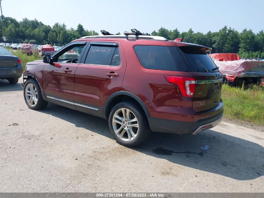 2016 FORD EXPLORER XLT - 1FM5K8D84GGB90624
