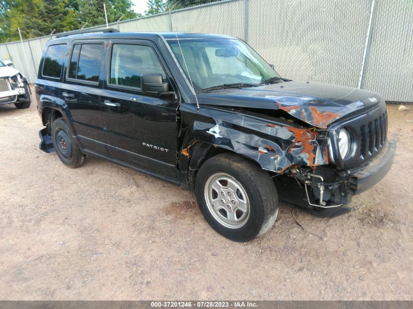 2016 JEEP PATRIOT SPORT - 1C4NJPBA5GD589387