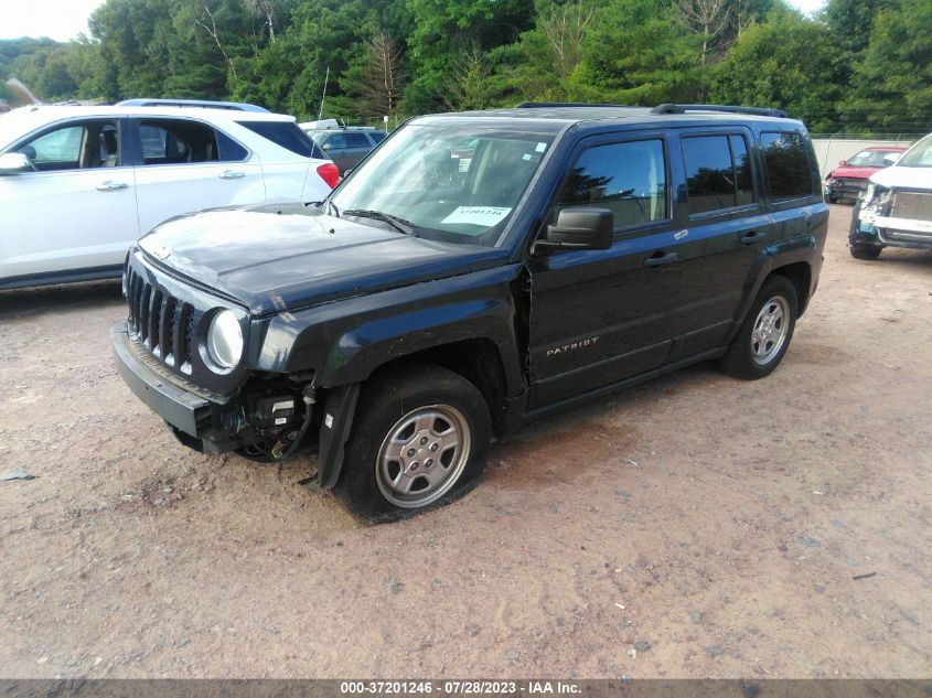 2016 JEEP PATRIOT SPORT - 1C4NJPBA5GD589387