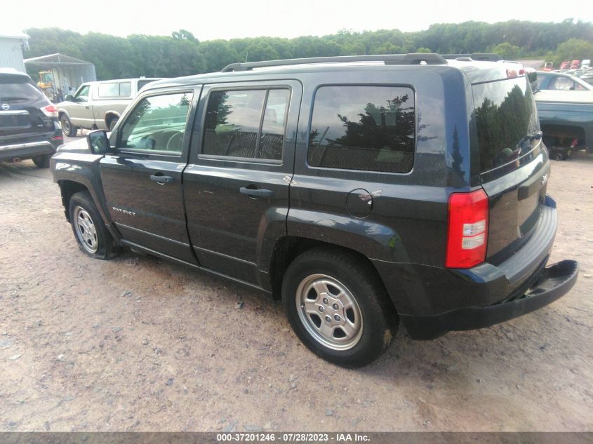 2016 JEEP PATRIOT SPORT - 1C4NJPBA5GD589387