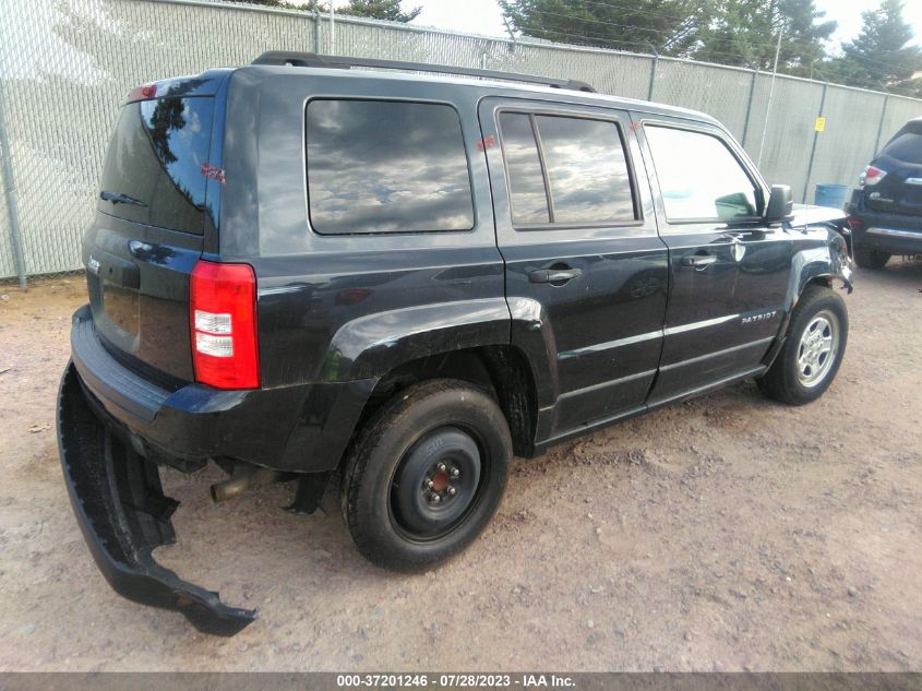 2016 JEEP PATRIOT SPORT - 1C4NJPBA5GD589387