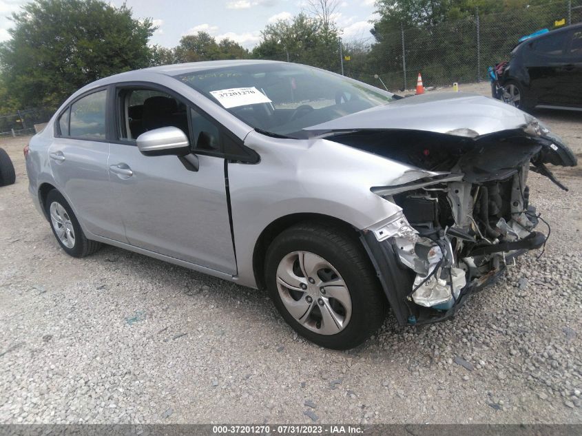 2015 HONDA CIVIC SEDAN LX - 19XFB2F55FE016939