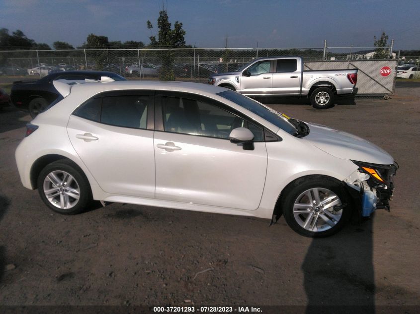 2019 TOYOTA COROLLA HATCHBACK SE/XSE JTNK4RBE7K3030944